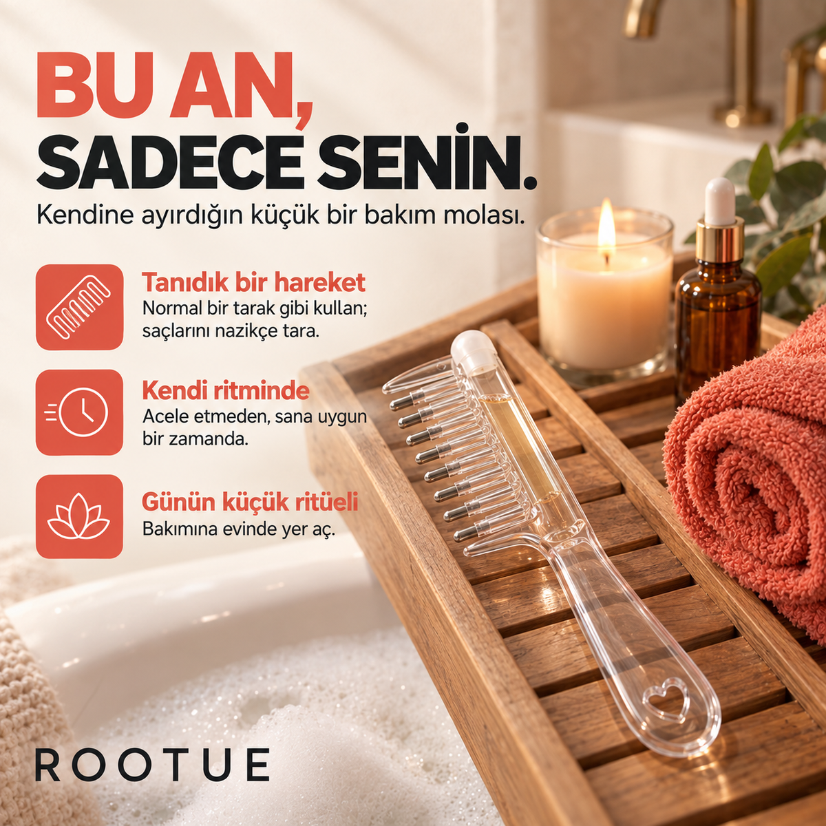 Rootue Kök Serum Tarağı